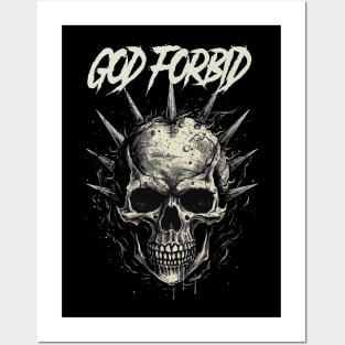 GOD FORBID MERCH VTG Posters and Art